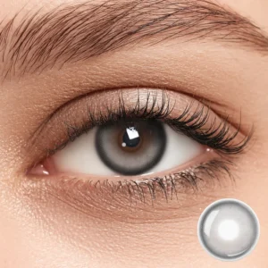 Cream Grey Coloured Lenses